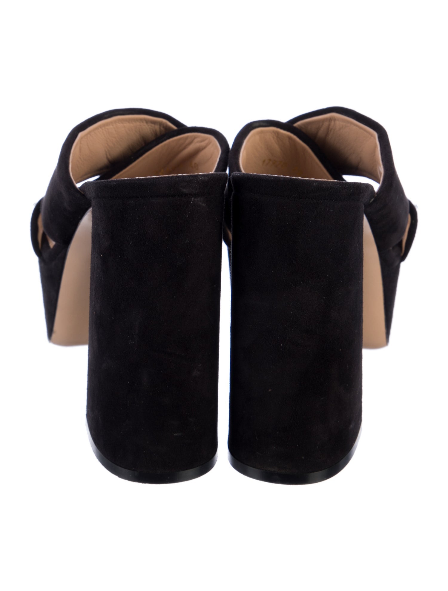 Gianvito Rossi Suede Slides